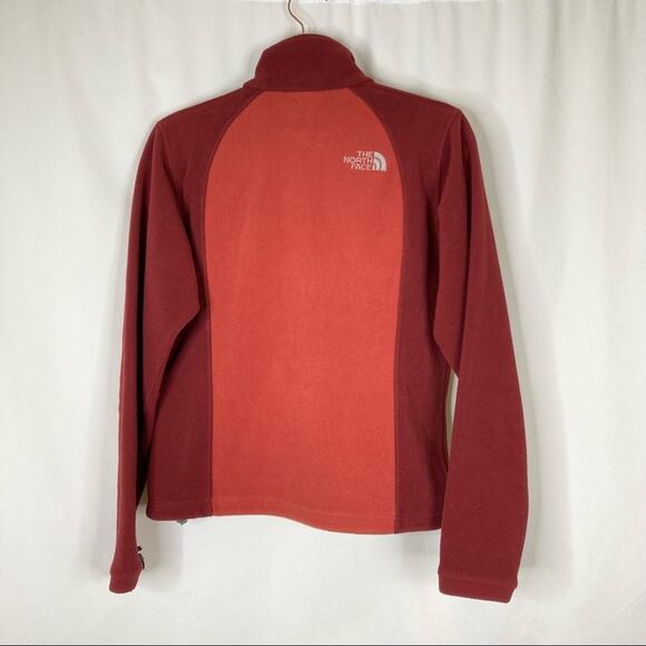 The North Face | Brick Red Full Zip Fleece Jacket S - Picture 7 of 8
